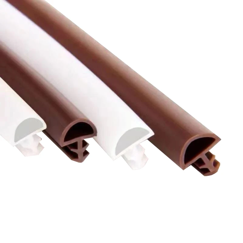 Custom Household Interior Wooden Doors Windows Silicone Pvc Tpe Tpv Flexible Rubber Plastic Seal Strips