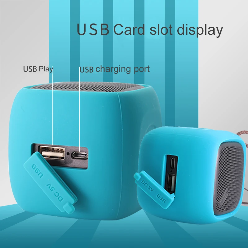 High Quality V4.2 Outdoor Colorful Portable Shower Waterproof Small Speakers Wireless