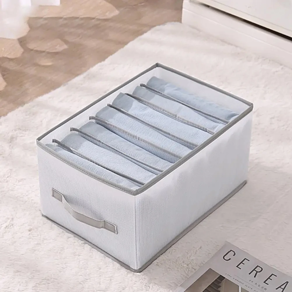 Folding Non-woven Fabric Socks Bra Storage Box Cube Bin for Children Toys Sundries Organizer Storage Bins Handle Storage Basket