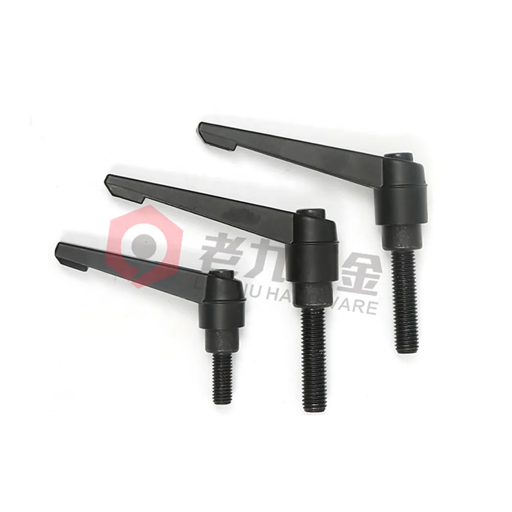 Sample Availiable M10 Machine Adjustable Tighten Clamping Lever Exagonal Handle For Screw