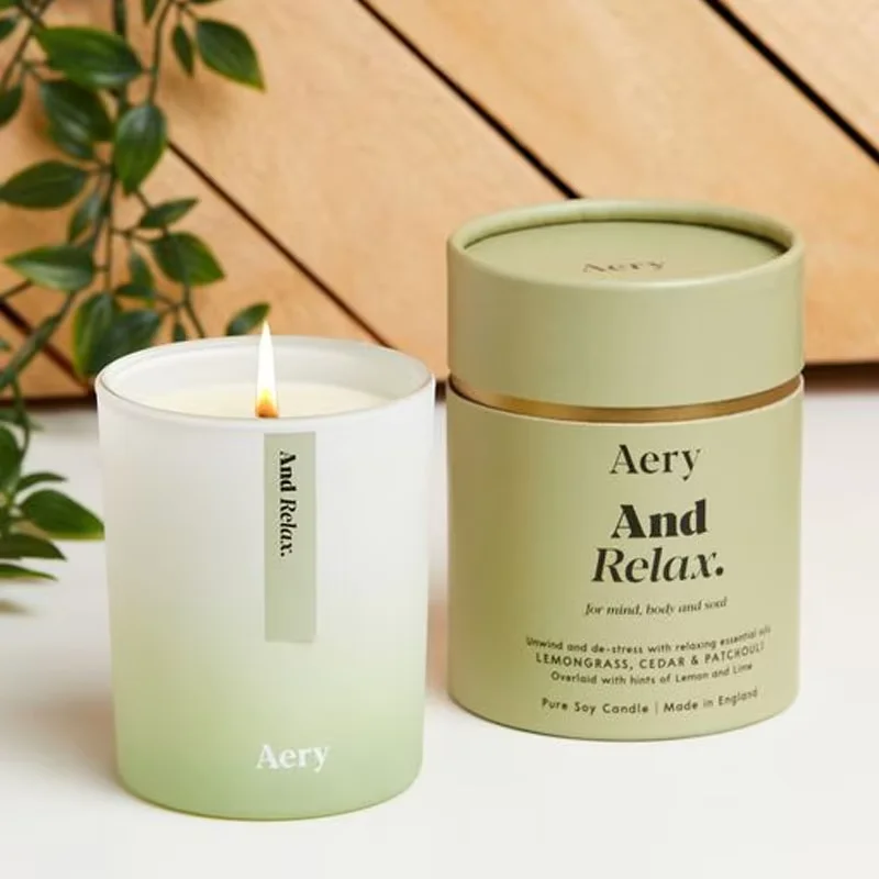 Wholesale Custom Biodegradable Black Cylinder Candle Tube Packaging Bronzing Cardboard Box For Candle Packaging