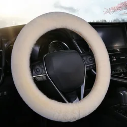 High Quality Universal Car Steering Wheel Winter fur Cover Set Car Accessories Steering Wheel Covers