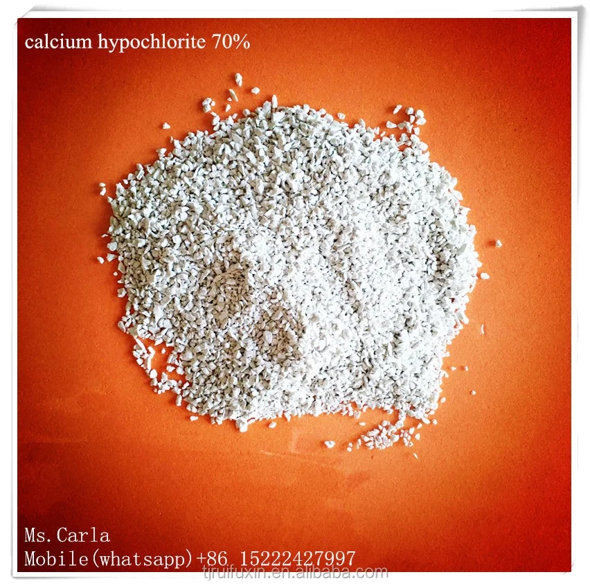 calcium hypochlorite 65%  chlorine powder Ca(ClO)2