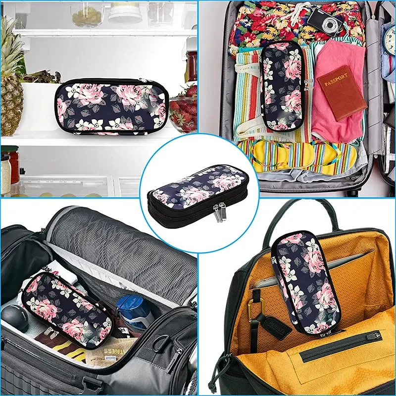 Custom Logo Diabetes Medicine Ice Bag Travel Insulated Breastmilk Cooler Bag Portable Insulin Cooler Bag Case