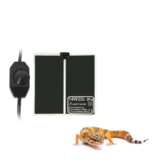 CERAWARM 14 Вт безопасный подогреватель под резервуар с контролем температуры, черепаха, черепаха, маленькие животные рептилии нагревательный коврик