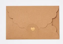 Hot sale A6 colorful paper envelopes with Love buckle Business Photo envelope creative gift envelop size 175*110mm