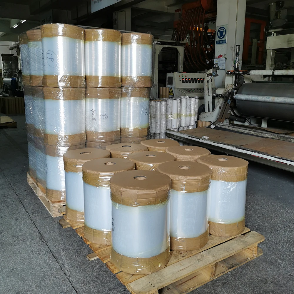 Logistics film usage transparent jumbo stretch film wrapping polyethylene lldpe stretch wrap jumbo roll stretch film best price