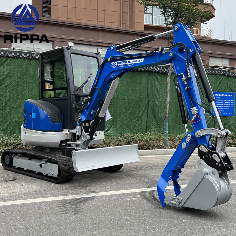 Chinese New Mini Crawler Digger Excavator Machine Farm CE EURO 5 Epa Engine 1.4 Ton Mini Excavator