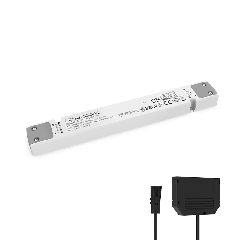 RoHS Approved Ultrathin Led Lighting Driver For LED Strip Lights Low Voltage Devices 30W 12V/24V Transformer IP20