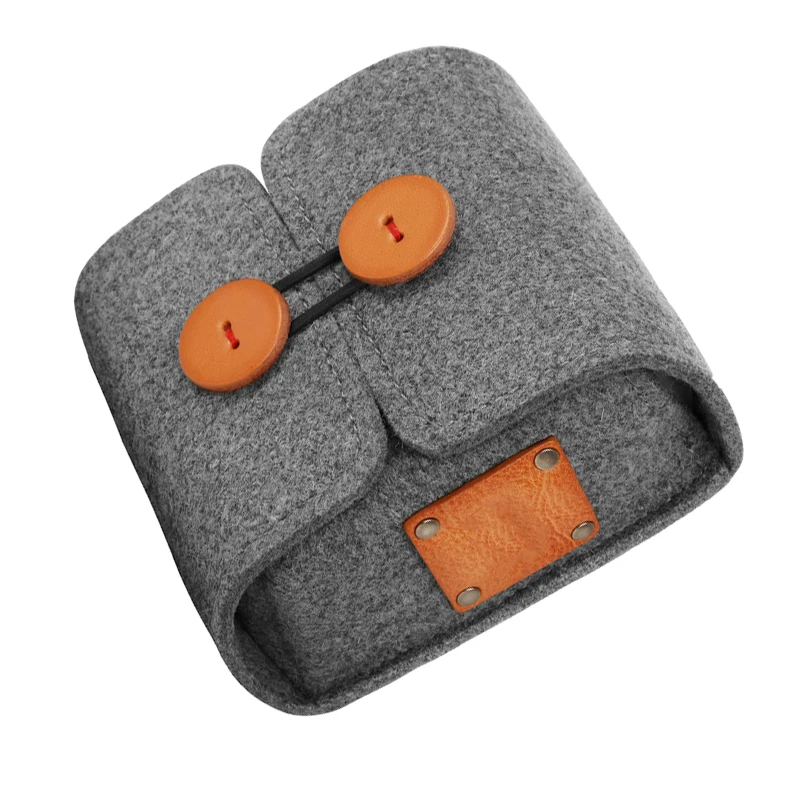 
Felt Storage Case Bag for accessory mouse power Adapter 