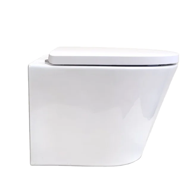 Medyag High Quality Tornado Cyclone Flushing Water Closet Wall Mounted Wash Down Toilet Bowl WC toilet seat