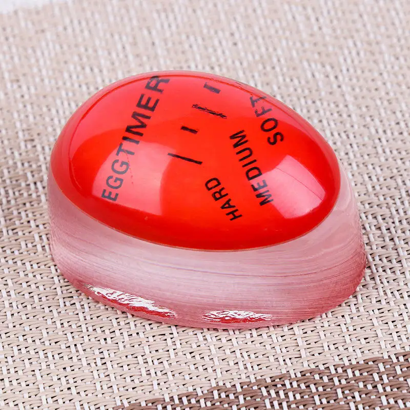Kitchen Gadget Boil Color Changing Kitchenware Colorful Egg Shape Timer