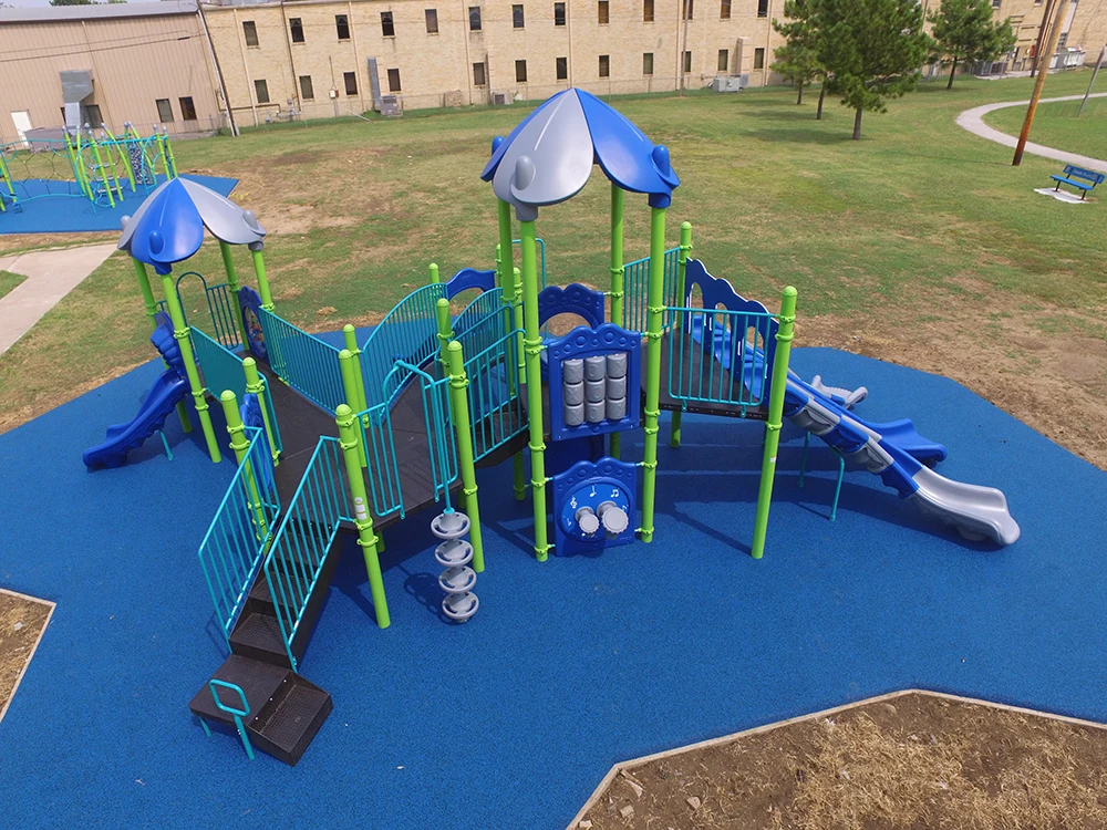 cheap playground equipment for sale QITELE kindergarten school outdoor playground equipment for mcdonalds