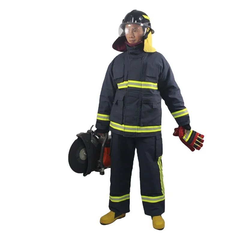 Shanghai PENCO 2021 new heat insulation flame fire uniform EN469 CE certified firefighter