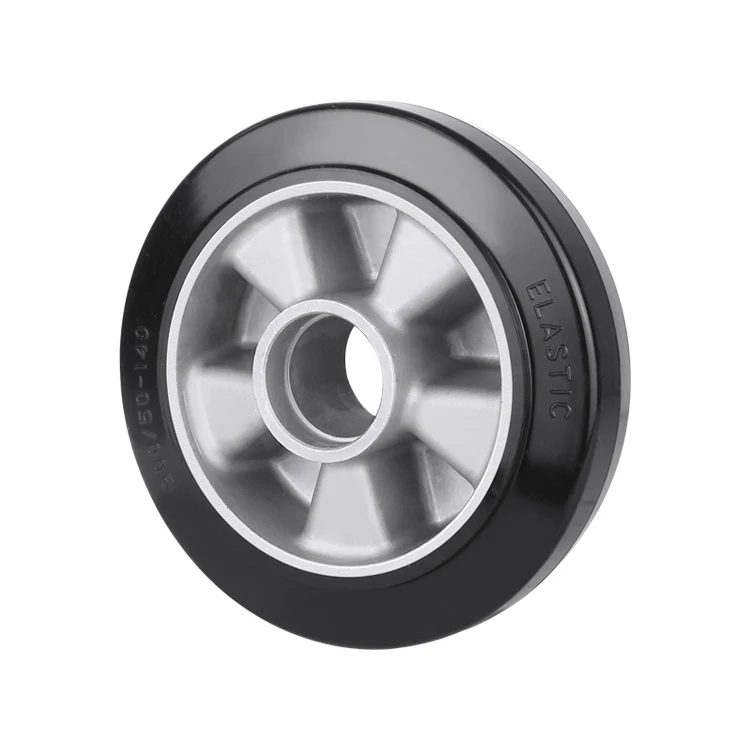 Standard solid rubber wheels with an affordable price and a huge range of variants offer good rolling comfort and quiet running