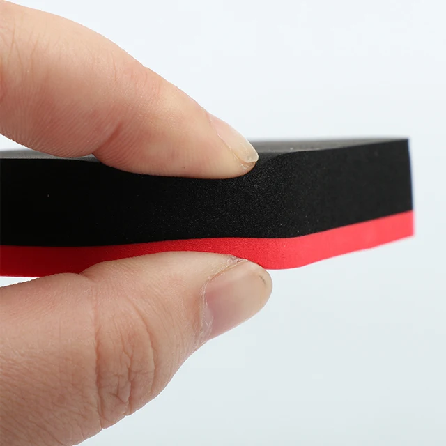 
HUIESON Table tennis racket washing rubber cotton table tennis rubber sponge cleaning sponge wiping red and black table tennis r 