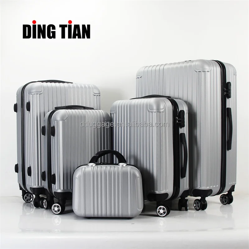 Customize ABS Trolley Travel Bag Luggage Set Thickened Spinner Suitcase Rolling Cabin With Detachable Wheels