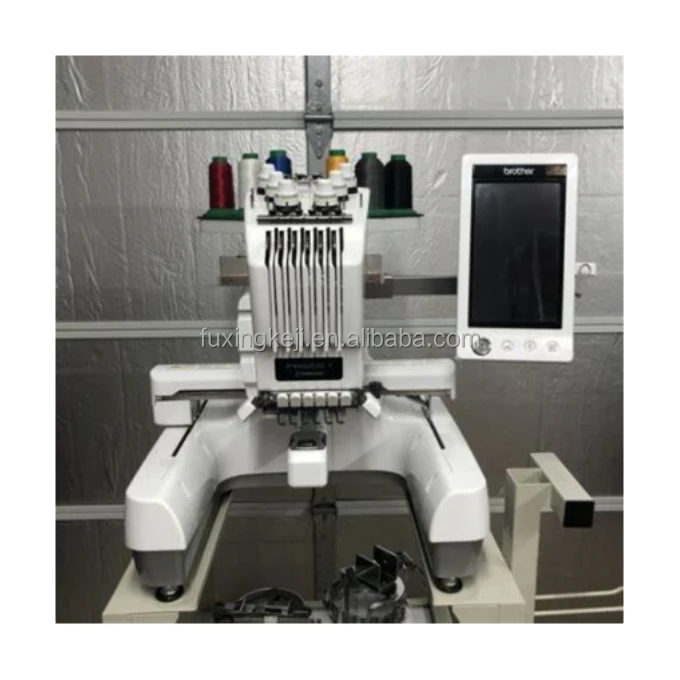 High Speed Computerized Single head brother embroidery machine PR655 for clothes shoes industrial embroidery machine