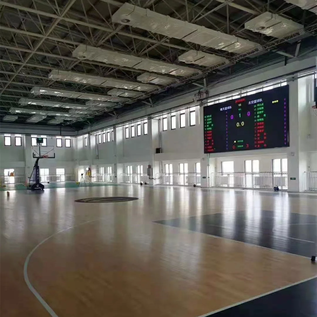 Indoor basketball court flooring anti-slip Basketball Court Wood Flooring for sale