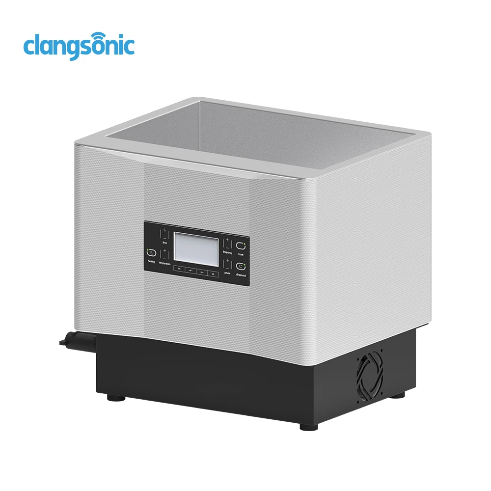 Clangsonic 15L 35L portable LCD display ultrasonic washing machine ultrasonic jewellery cleaner with timer