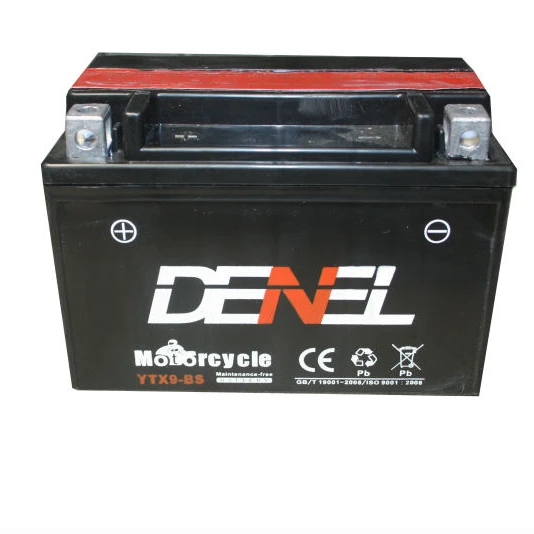 Лучшие продажи заездов lifan запчасти/скутер ytx9 12V 9AH