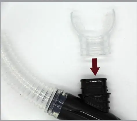 Moldable Black Silicone Scuba Mouthpiece Replacement Snokel and Regulator