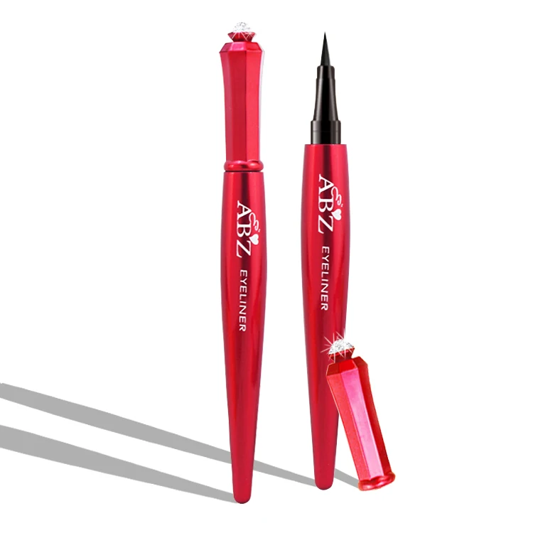 Custom Private Label Eye Liner Waterproof Black ink Eyeliner Eyes Makeup Applying Liner Quick Dry 24h Long Lasting Eye Liner