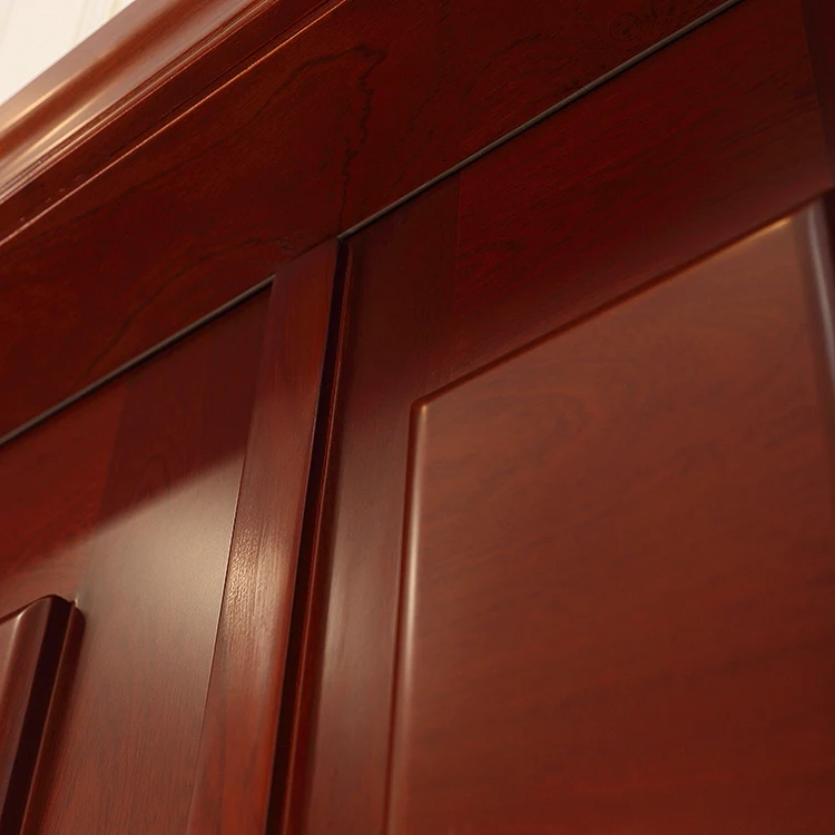 luxury antique style swing double solid wooden doors used for church