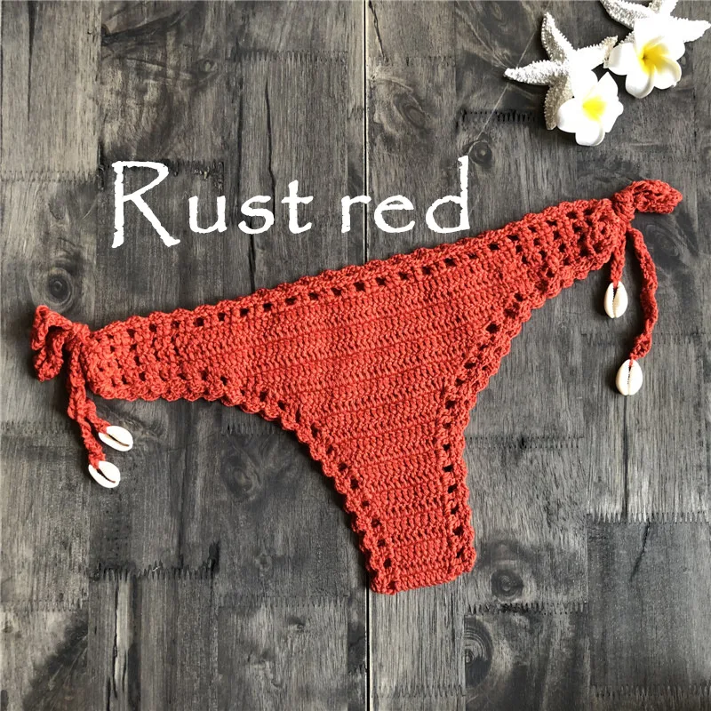 2020 swimsuits  Female Young Girls  Drop shipping  Sexy Bikini Swimwear crochet bikini pant