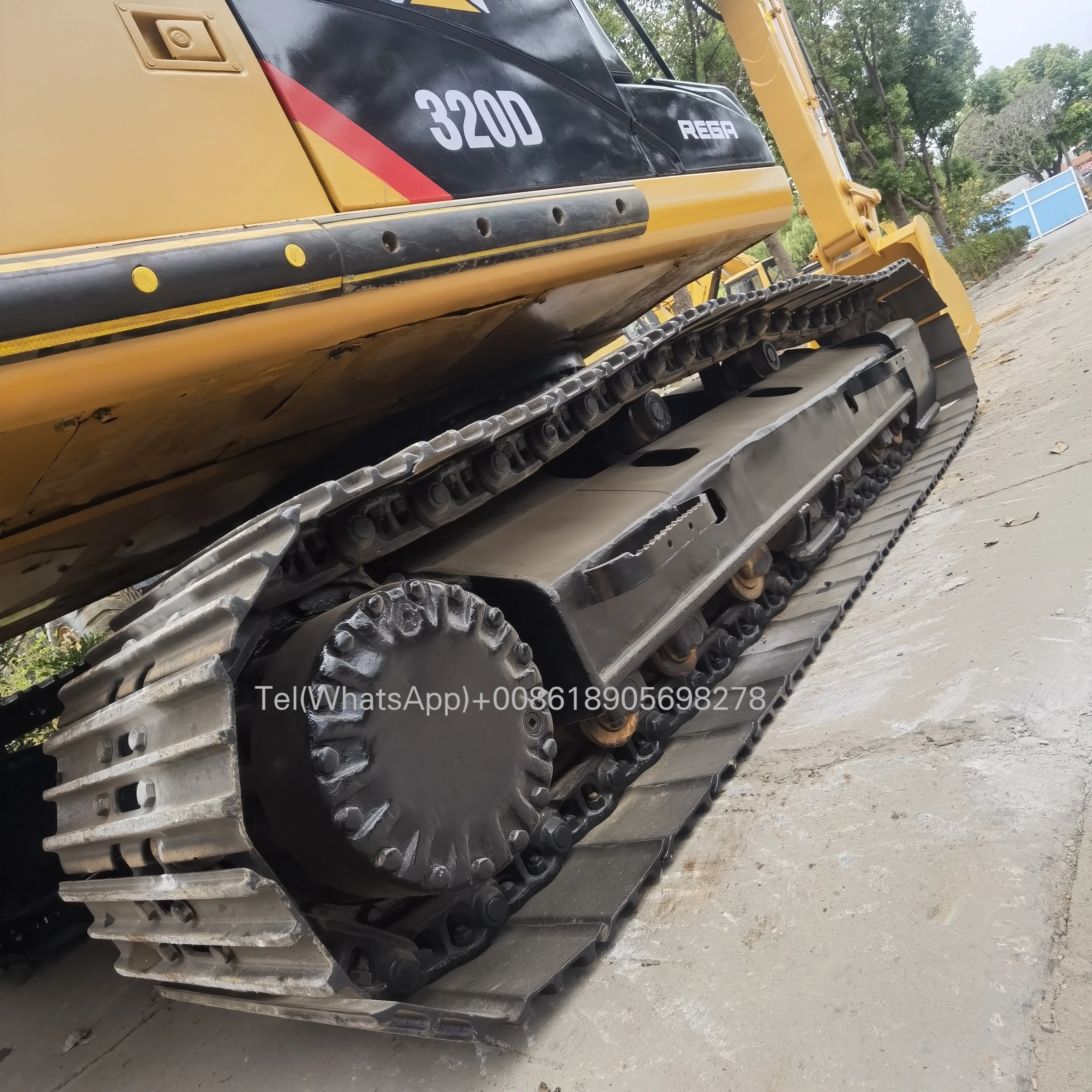 Подержанной техники Cat 320D гидравлический гусеничный экскаватор 20 тонн б/у