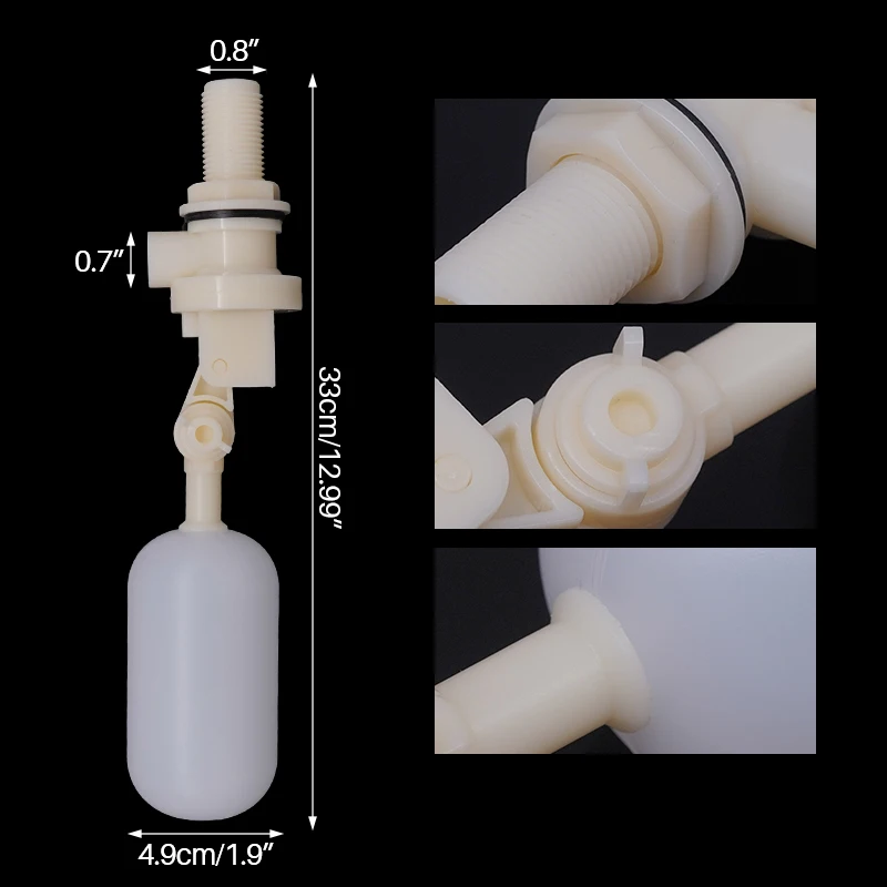 1/2' Water Float Valve Automatic Mini Tube Water Float Valve Water Tank Filter Float Ball Valve