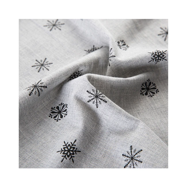 Modern Design snow printing fabric 100% cotton fabric digit textile printing fabric