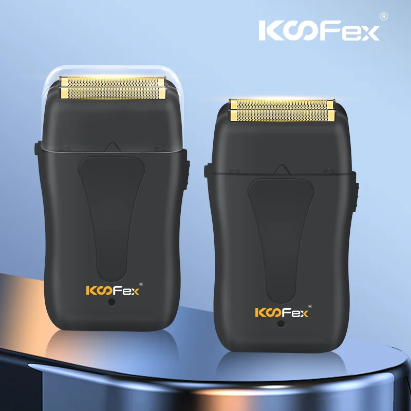 KooFex Rechargeable Electric High Speed 9000RPM Shaver Foil Head High Quality Shaver Barber for Men Shaving Removal