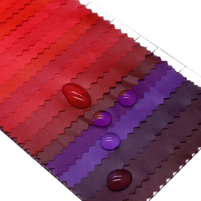 Wholesale Downproof Waterproof Stock 20D 380T 400T 100% Nylon Taffeta Fabric for Down Jacket