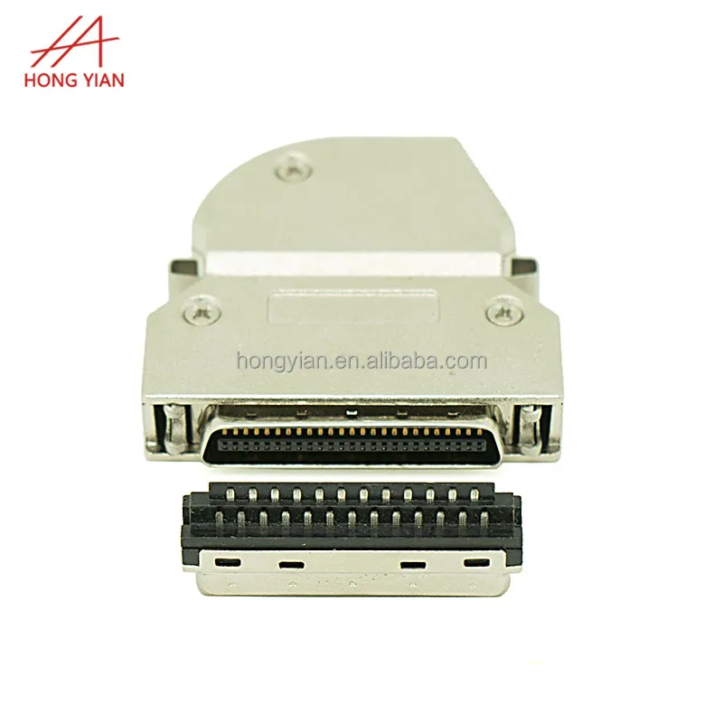 Оптовая продажа высокое качество 50 PIN CN Pierce 0 62 мм с 75 градусов розетка Разъем SCSI