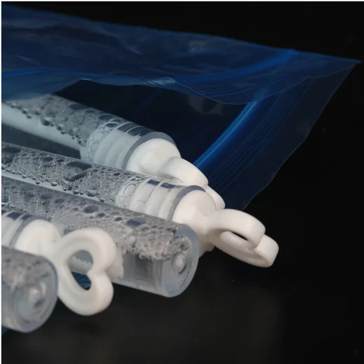 Pink ESD LDPE Bag Dissipative Zipper PE Bag Pink Anti Static Tube