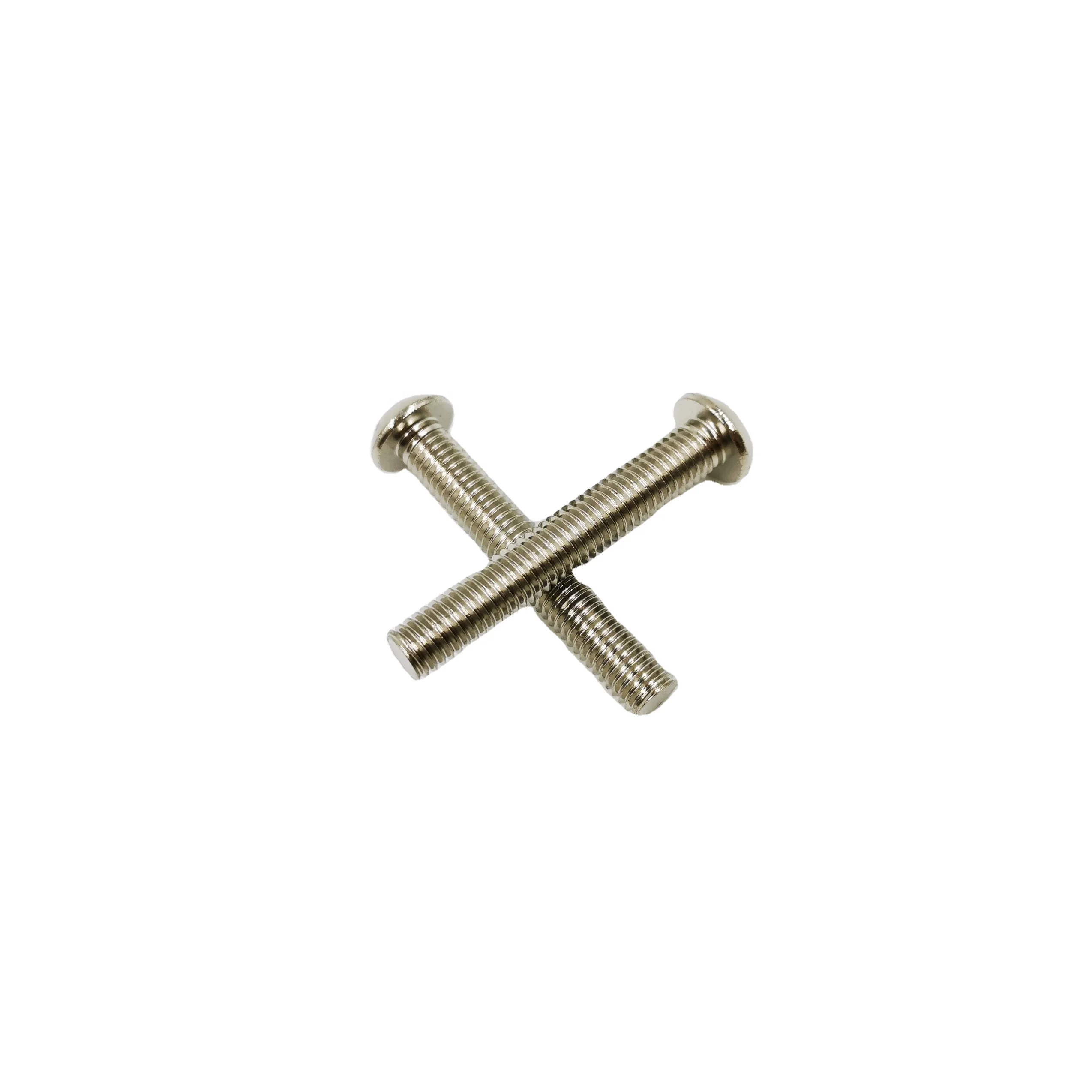 High quality ISO7380 stainless steel 304 316 hex socket pan head screw button head screw hex socket button head Screws M6