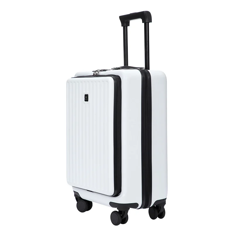 New Arrivals TSA lock universal wheels aluminum luggage luxury aluminum silent wheel wide trolley suitcase