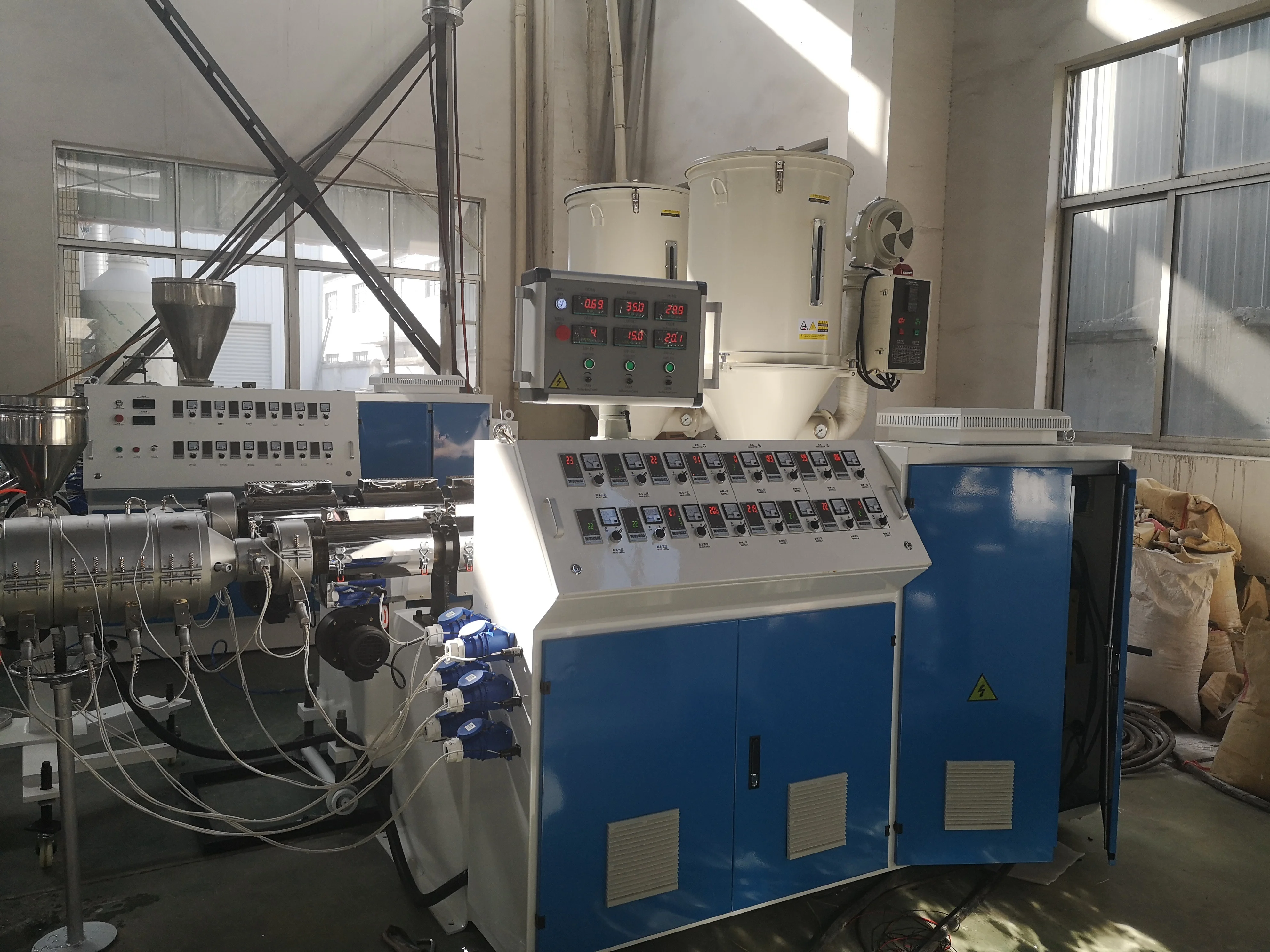 SJ series  single screw extruder / plastic extruder machine for all kinds of plastics use ppr