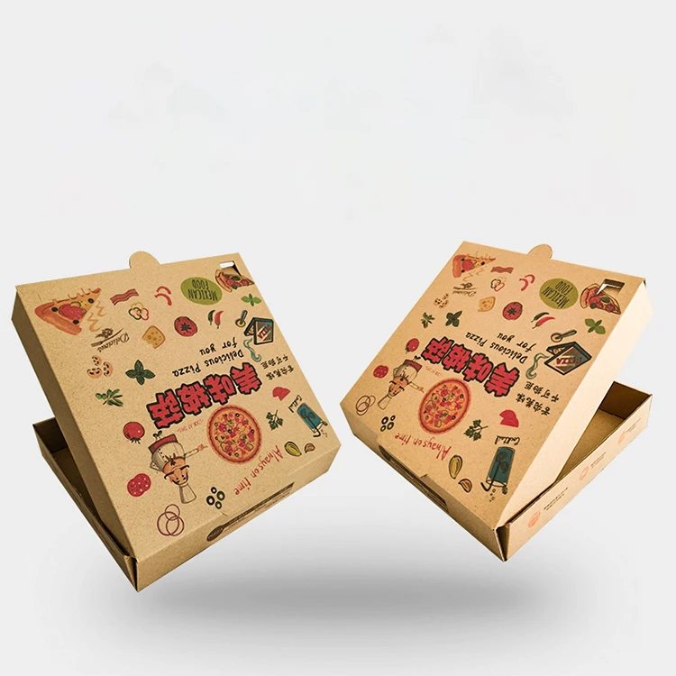 Y61 Production factory spot wholesale high quality pizza boxes of various sizes can be customized pizza carton