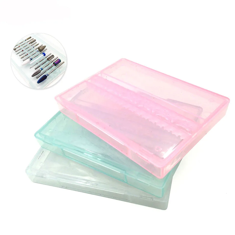 
14 Hole Empty Nail Drill Bit Holder 3/32