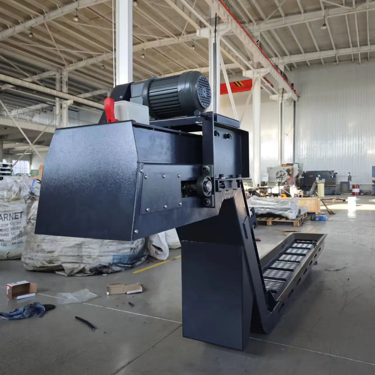 Machine Tool Chip Removal Chain-plate Scrap Conveyor Scraper Spiral