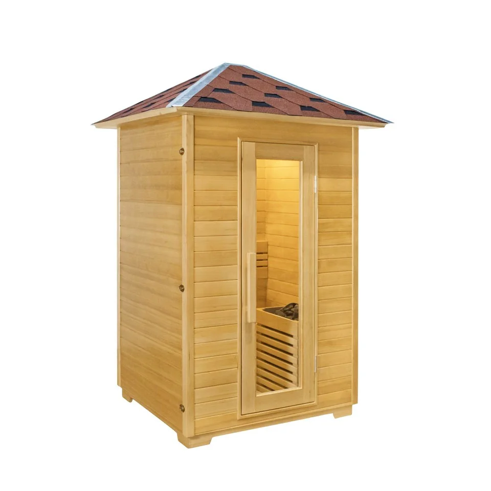 Healthystar Direct Factory Outdoor Sauna Room with traditional finland sauna oven