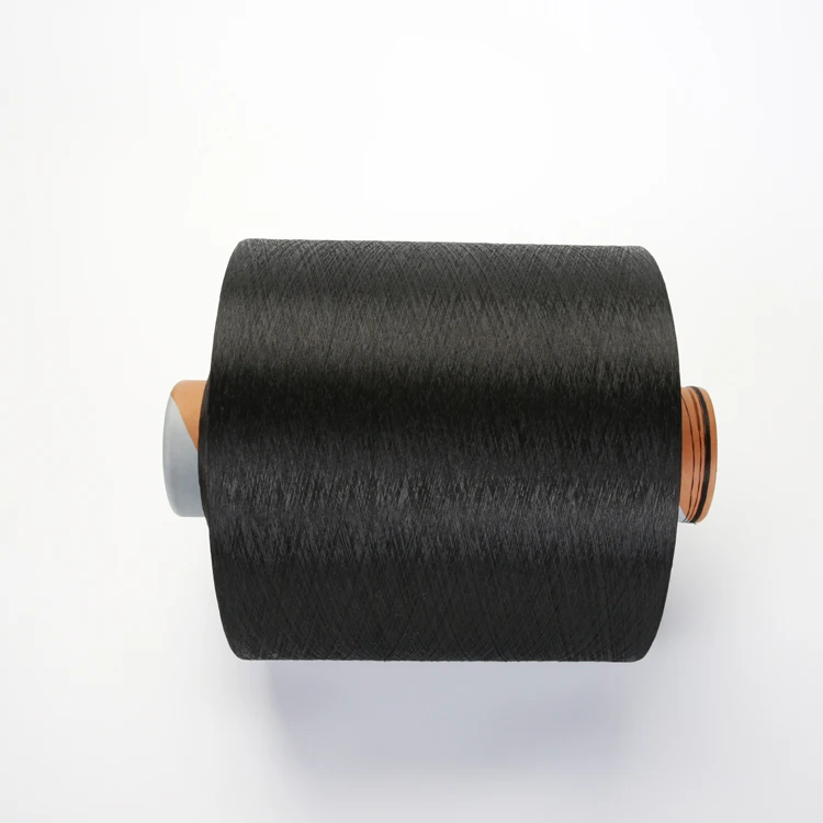 
300D/96F Black HIM 100 PCT POLYESTER TEXTURED YARN DTY 
