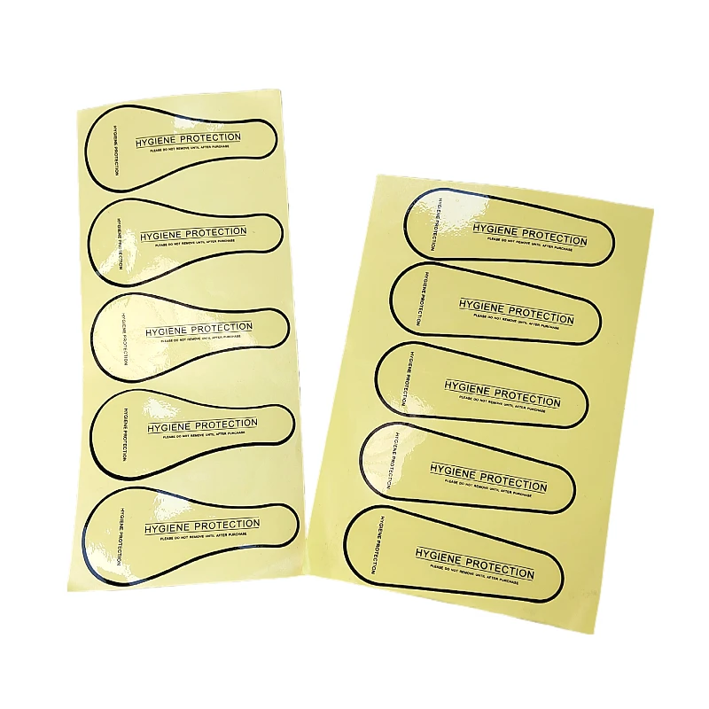 High Quality Cheap Custom Transparent Adhesive Protective Hygiene Liner Sticker Try On Swimwear