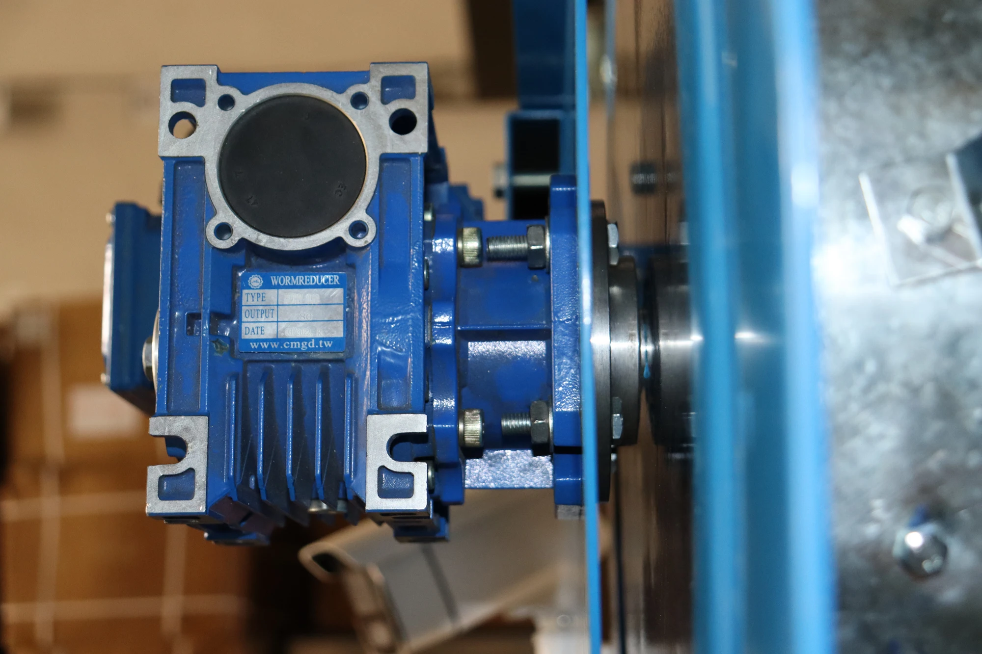 Heavy Duty exhaust gas hose reel with motorHigh Temperature Motorized Exhaust Hose Reel