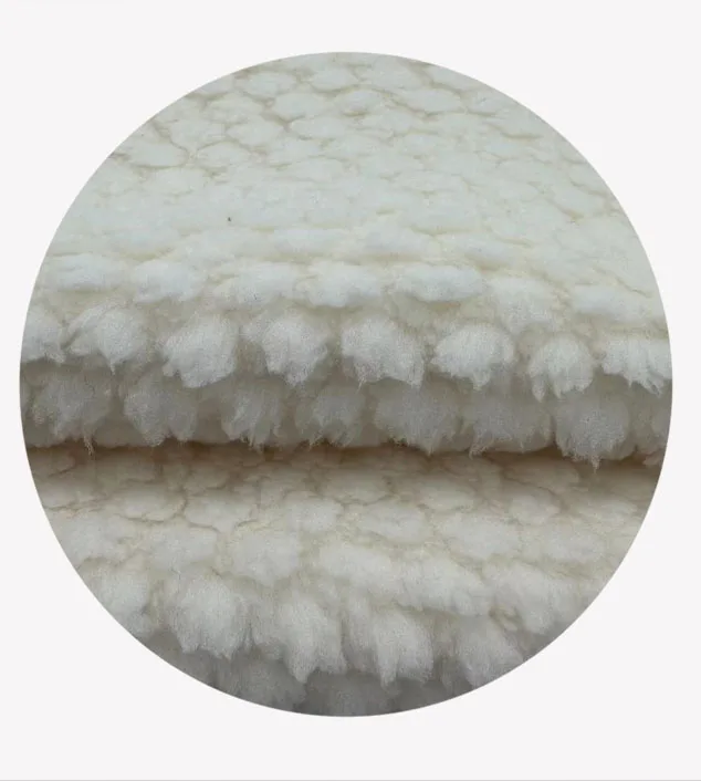 100%Polyester Knitted Jacquard Fleece Fabric For Clothes Or Home Textile Upholstery