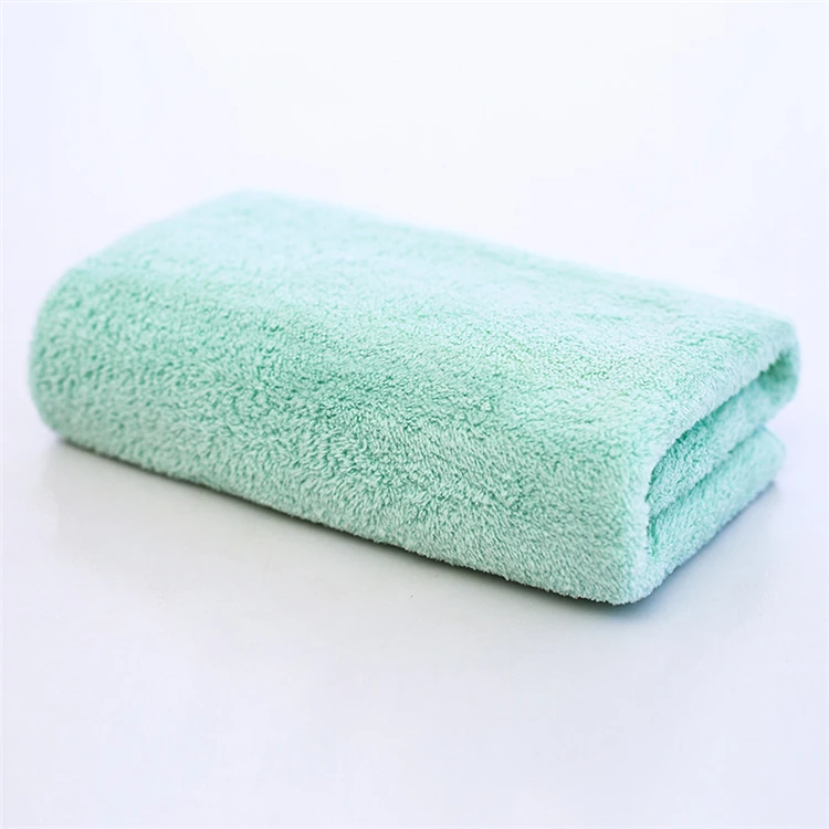 Lint Free Strong Water Absorption Plush Microfiber Coral Fleece Towel Face Towel