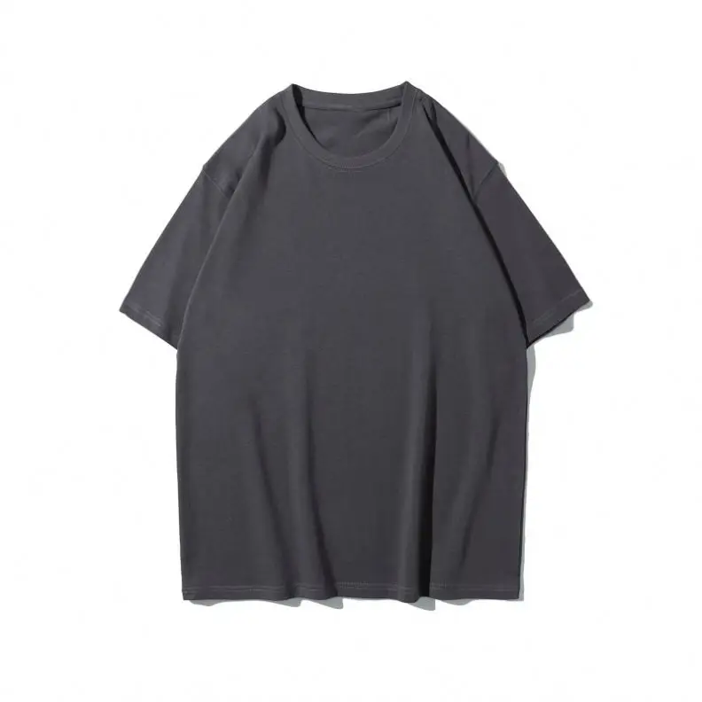 Clothes Men Streetwear Heavyweight Black T Shirt 100% Cotton T Shirt Manufacturer Custom Screen Print Oversized Tshirts