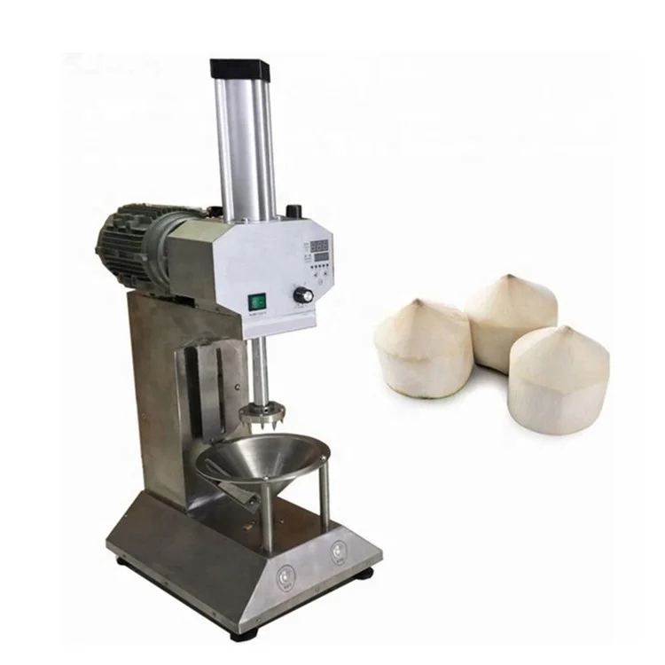 manual coconut peeling machine for cut diamond shape